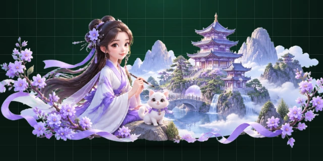 江山美景画